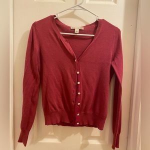 Red Banana Republic Cardigan with Diamond Button Detail Size S